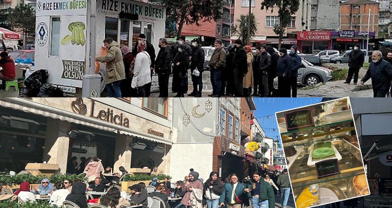 Kiminin derdi ekmek, kimiyse tatlı peşinde